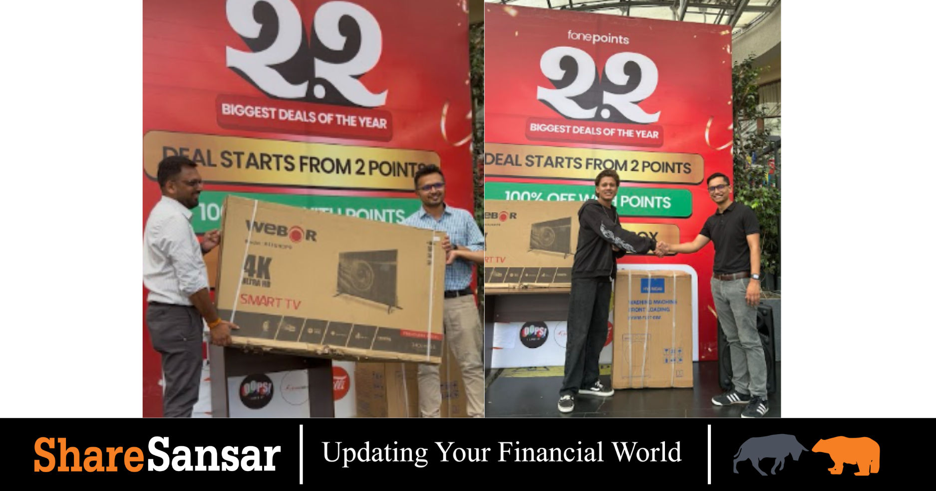 Fonepoints Hands Over Prizes to Two Winners of Customer Reward 2.2 ...