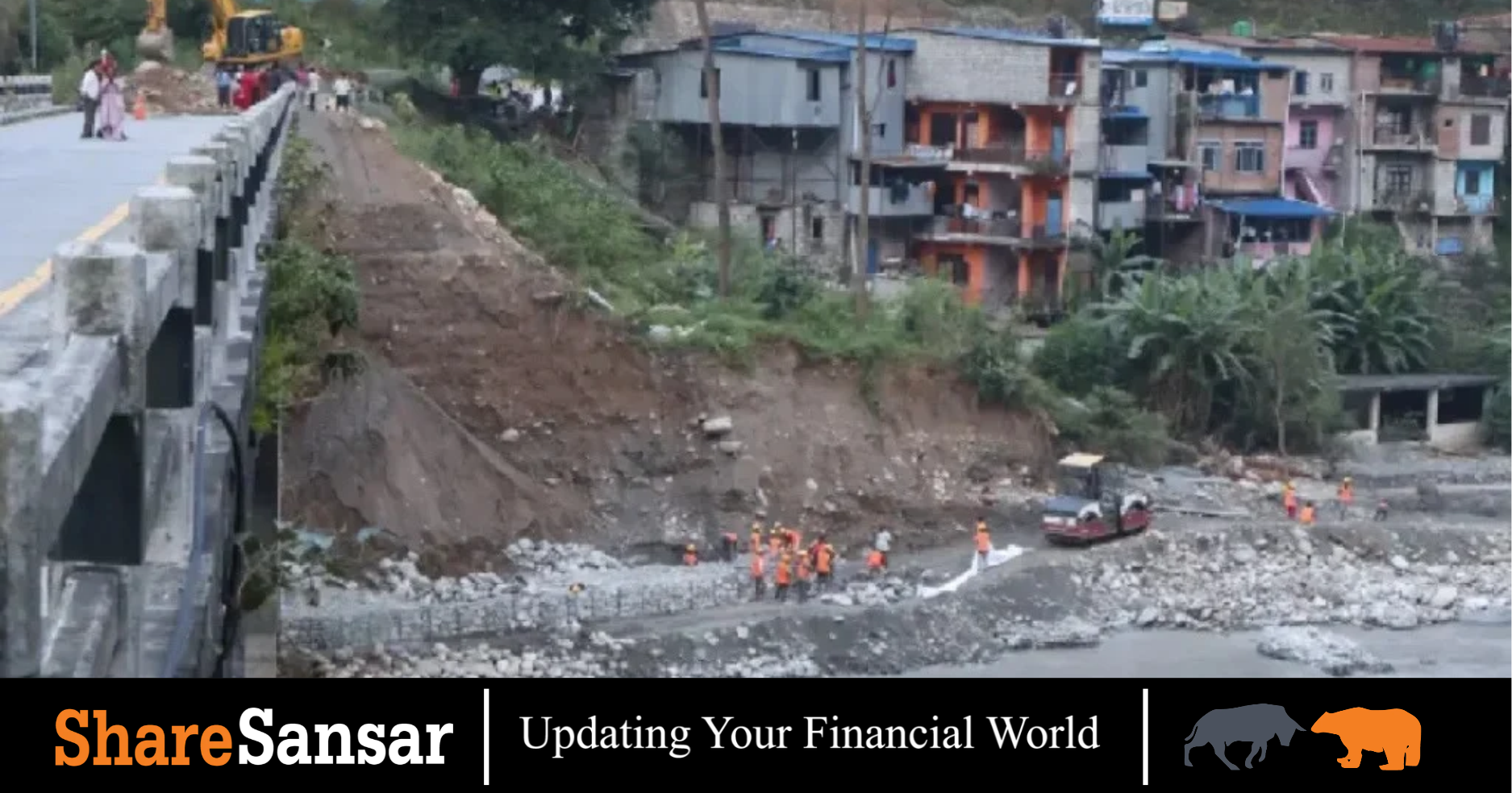 Maldhunga Bridge Reopens After Flood Damage Along Kaligandaki River ...