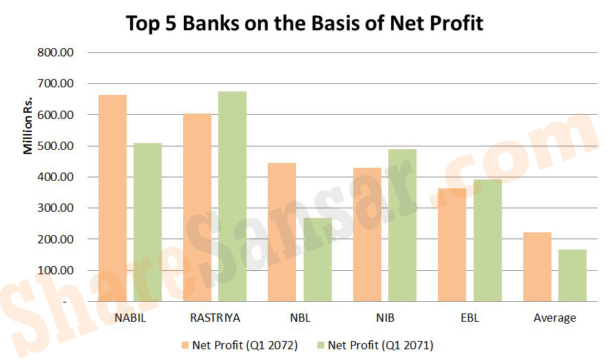 top 5 net profit