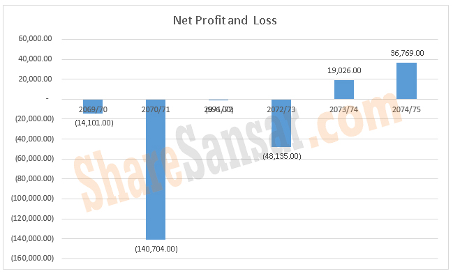 Net profit and loss with wm