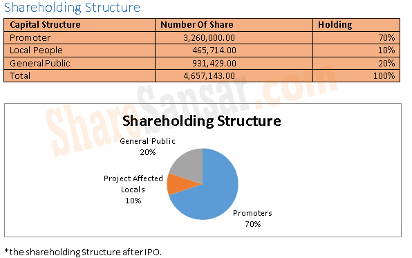 Shareholding structure with wm